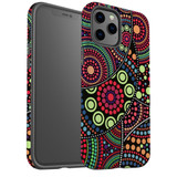 For iPhone 12 Pro Max Case Tough Protective Cover Dotted Abstract Painting | iCoverLover Australia