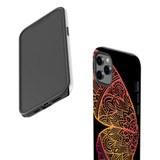 For iPhone 12 Pro Max Case Tough Protective Cover Rose Gold Wing | iCoverLover Australia