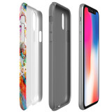 For iPhone XR Case Tough Protective Cover Flowing Colors | iCoverLover Australia