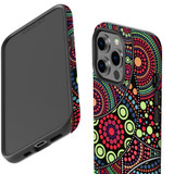 For iPhone 13 Pro Max Case Tough Protective Cover Dotted Abstract Painting | iCoverLover Australia