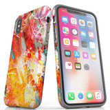 For iPhone XS & X Case Tough Protective Cover Flowing Colors | iCoverLover Australia