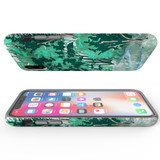 For iPhone XS & X Case Tough Protective Cover Green Nature | iCoverLover Australia
