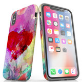 For iPhone XS & X Case Tough Protective Cover Heart Painting | iCoverLover Australia
