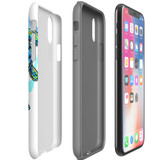 For iPhone XS & X Case Tough Protective Cover Swimming Turtles | iCoverLover Australia