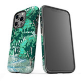 For iPhone 13 Pro Max Case Tough Protective Cover Green Nature | iCoverLover Australia