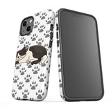 For iPhone 13 Case, Protective Back Cover, Tuxedo Cat | iCoverLover Australia