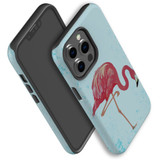 For iPhone 13 Pro Max Case, Protective Back Cover, Vintage Flamingo | iCoverLover Australia