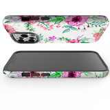 For iPhone 13 Pro Max Case, Protective Back Cover, Floral Garden | iCoverLover Australia