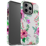 For iPhone 13 Pro Case, Protective Back Cover, Floral Garden | iCoverLover Australia