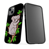 For iPhone 13 mini Case, Protective Back Cover, Koala Illustration | iCoverLover Australia