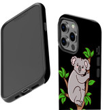For iPhone 13 Pro Max Case, Protective Back Cover, Koala Illustration | iCoverLover Australia