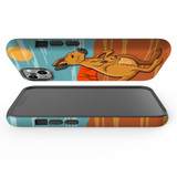 For iPhone 13 Case, Protective Back Cover, Kangaroo Illustration | iCoverLover Australia