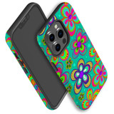 For iPhone 13 Pro Max Case, Protective Back Cover, Retro Floral Design | iCoverLover Australia