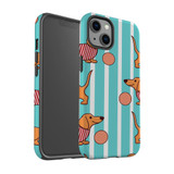 For iPhone 13 Case, Protective Back Cover, Dachshund Dogs Cute | iCoverLover Australia