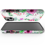 For iPhone 13 mini Case, Protective Back Cover, Floral Garden | iCoverLover Australia