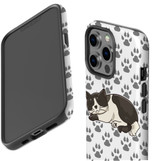 For iPhone 13 Pro Max Case, Protective Back Cover, Tuxedo Cat | iCoverLover Australia