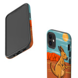 For iPhone 12 Mini Case Tough Protective Cover Lovely Kangaroos | iCoverLover Australia