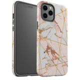 For iPhone 12 & 12 Pro Case Tough Protective Cover Marble Patterned | iCoverLover Australia