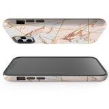 For iPhone 12 & 12 Pro Case Tough Protective Cover Marble Patterned | iCoverLover Australia