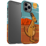 For iPhone 12 & 12 Pro Case Tough Protective Cover Lovely Kangaroos | iCoverLover Australia