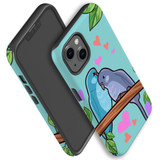 For iPhone 13 Case, Protective Back Cover, Birds In Love | iCoverLover Australia