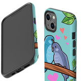 For iPhone 13 Case, Protective Back Cover, Birds In Love | iCoverLover Australia