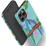 For iPhone 12 Pro Max Case Tough Protective Cover Birds In Love | iCoverLover Australia