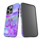 For iPhone 13 Pro Max Case, Protective Back Cover, Butterfly A Bit Magical Enchanted | iCoverLover Australia