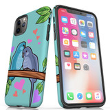 For iPhone 11 Pro Max Case Tough Protective Cover Birds In Love | iCoverLover Australia