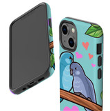 For iPhone 13 mini Case, Protective Back Cover, Birds In Love | iCoverLover Australia