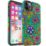 For iPhone 11 Pro Max Case Tough Protective Cover Retro Floral | iCoverLover Australia