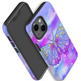 For iPhone 13 mini Case, Protective Back Cover, Butterfly A Bit Magical Enchanted | iCoverLover Australia