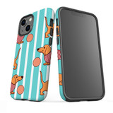 For iPhone 13 mini Case, Protective Back Cover, Dachshund Dogs Cute | iCoverLover Australia