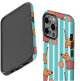 For iPhone 13 Pro Max Case, Protective Back Cover, Dachshund Dogs Cute | iCoverLover Australia