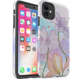 For iPhone 11 Case Tough Protective Cover Watercolor Floral | iCoverLover Australia