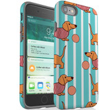 For Apple iPhone SE 5G (2022)/SE (2020)/8/7 Case Tough Protective Cover Dachshund Cute | iCoverLover Australia