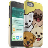 For Apple iPhone SE 5G (2022)/SE (2020)/8/7 Case Tough Protective Cover Cute Puppies | iCoverLover Australia