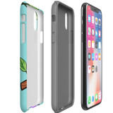 For iPhone XS & X Case Tough Protective Cover Birds In Love | iCoverLover Australia