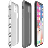 For iPhone XS & X Case Tough Protective Cover Tuxedo Cat | iCoverLover Australia
