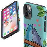 For iPhone 11 Pro Case Tough Protective Cover Birds In Love | iCoverLover Australia