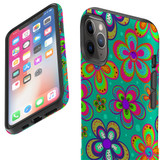 For iPhone 11 Pro Case Tough Protective Cover Retro Floral | iCoverLover Australia