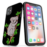 For iPhone 11 Case Tough Protective Cover Koala Illustration | iCoverLover Australia