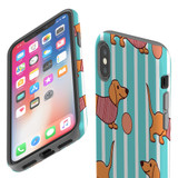 For iPhone XS Max Case Tough Protective Cover Dachshund Cute | iCoverLover Australia