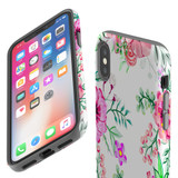 For iPhone XS Max Case Tough Protective Cover Floral Garden | iCoverLover Australia