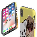 For iPhone XS Max Case Tough Protective Cover Cute Puppies | iCoverLover Australia