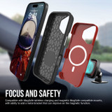 iCoverLover For iPhone 17 Case Compatible with MagSafe Shockproof Cover Red | iCoverLover Australia