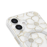 For iPhone 17 Case-Mate Floral Gems Compatible with MagSafe Cover Gold | iCoverLover Australia