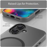 For iPhone 17 MagSafe Compatible Case - Frosted Finish, Protective Cover, Black | iCoverLover Australia