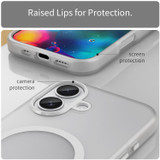 For iPhone 17 MagSafe Compatible Case - Frosted Finish, Protective Cover, White | iCoverLover Australia