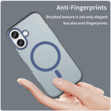 For iPhone 17 MagSafe Compatible Case - Frosted Finish, Protective Cover, Dark Blue | iCoverLover Australia
